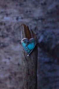 Image 3 of Turquoise Heart Band | Size 5.5