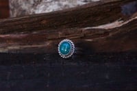 Image 1 of Turquoise Rope Double Band | Size 6.5