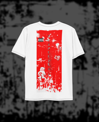 Image 1 of BLOODY TSHIRT - WHITE