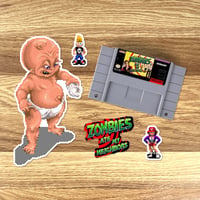 Image 2 of Zombies Ate My Neighbors Sticker Set (39 Pieces)