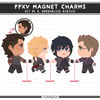 [PREORDER - Magnet Charm] FFXV Chocobros Magnet Charms