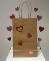 Textured Heart Gift Bag - ASK YOUR DRIVER. GIFT MAY BE AVAILABLE NOW!