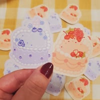 Image 2 of Heart Cake ~ Sticker