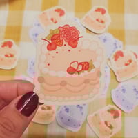 Image 4 of Heart Cake ~ Sticker