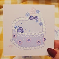 Image 3 of Heart Cake ~ Art Print