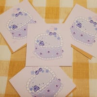 Image 4 of Heart Cake ~ Art Print
