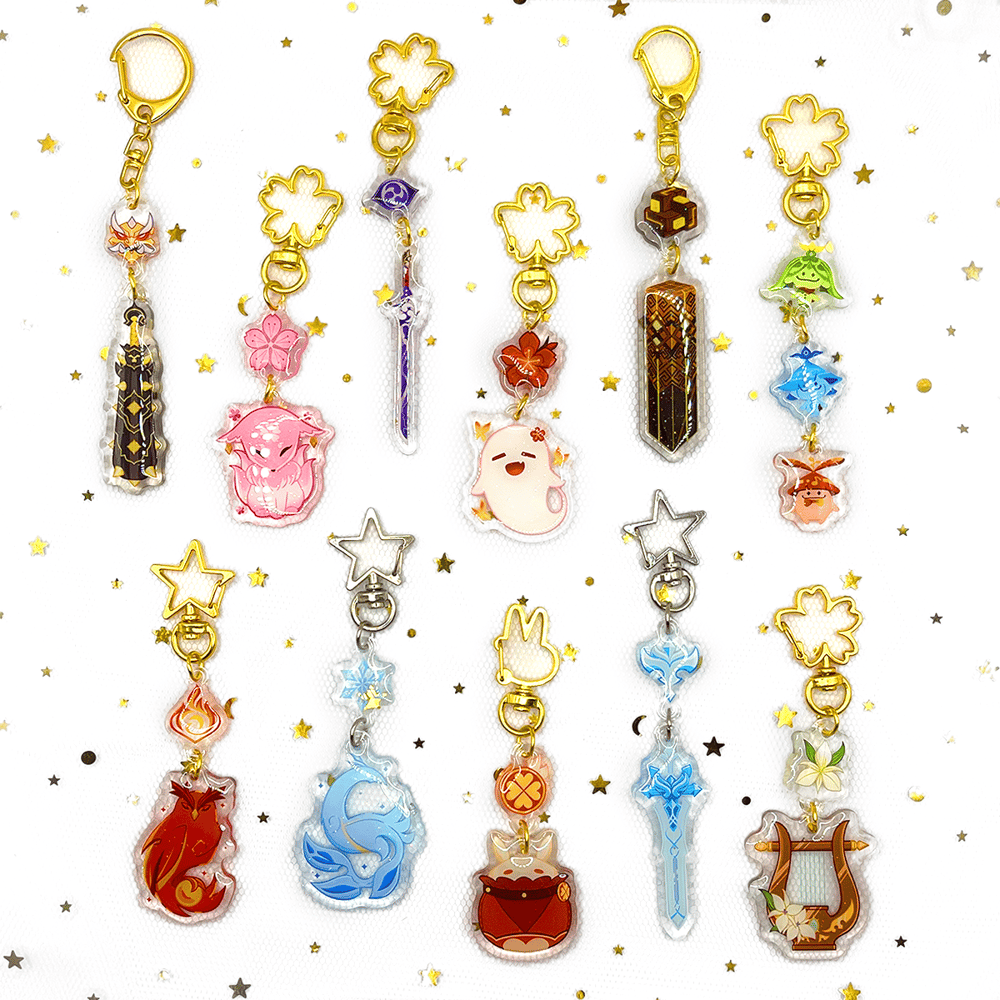 [Earrings/Charm] Genshin Impact Earrings/Charms