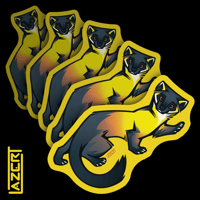 Image 1 of Yellow-Throated Marten - Stickers