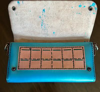 Image 2 of NNF Leather Nintendo Switch carrying case - BLUE