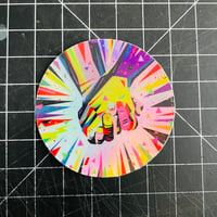 Image 3 of Band Together Round Sticker (Holographic) 