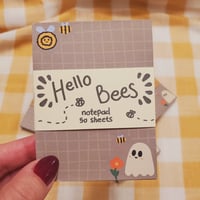 Image 4 of Hello Bees ~ Notepad