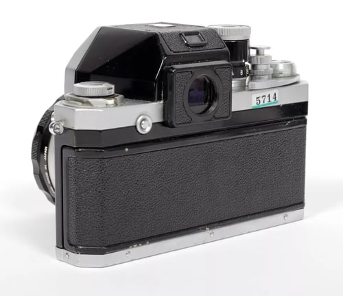 Image of Nikon F Photomic 35mm SLR film camera with Nikkor S 50mm F1.4 lens #5714