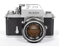 Image 2 of Nikon F Photomic 35mm SLR film camera with Nikkor S 50mm F1.4 lens #5714