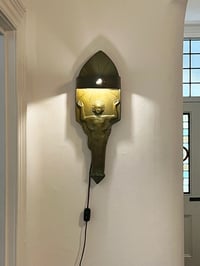 Image 5 of Swedish Grace Wall Light of Plaster & Copper, Early 20th Century