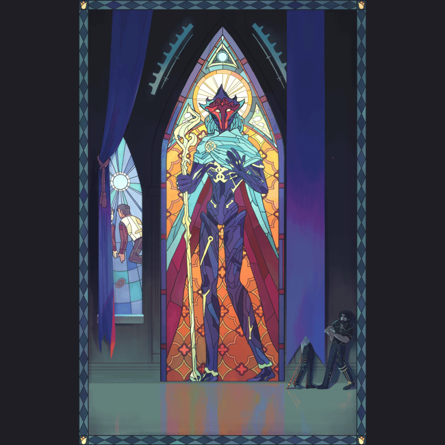 [ Arcane ] Stained Glass Herald Print