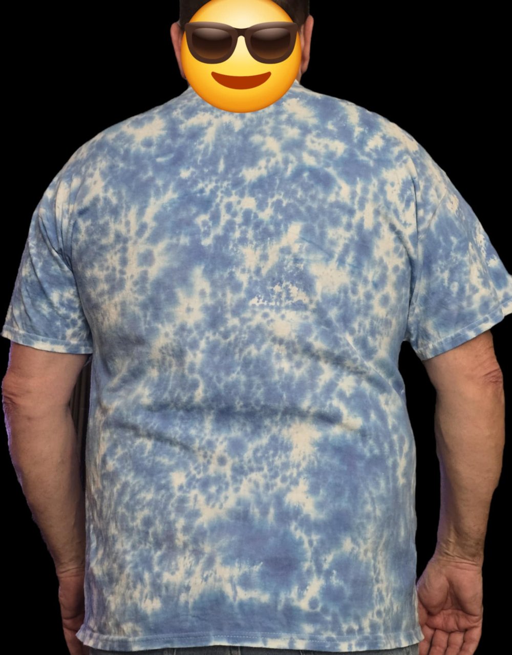 Image of Blue tye dyed UofK shirt 1