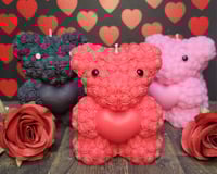 Image 2 of Valentine's Teddy Candles