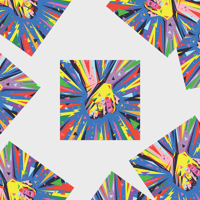 Image 2 of Band Together Square Sticker