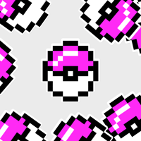 Image 2 of Pixel Ball Sticker