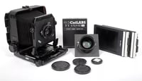 Image 1 of Toyo 45AIIr 4X5 Camera w/ 135mm + 210mm Nikkor MC Lenses +Holders +Fresnel +FILM #5718