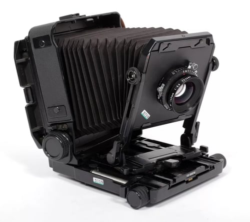 Image of Toyo 45AIIr 4X5 Camera w/ 135mm + 210mm Nikkor MC Lenses +Holders +Fresnel +FILM