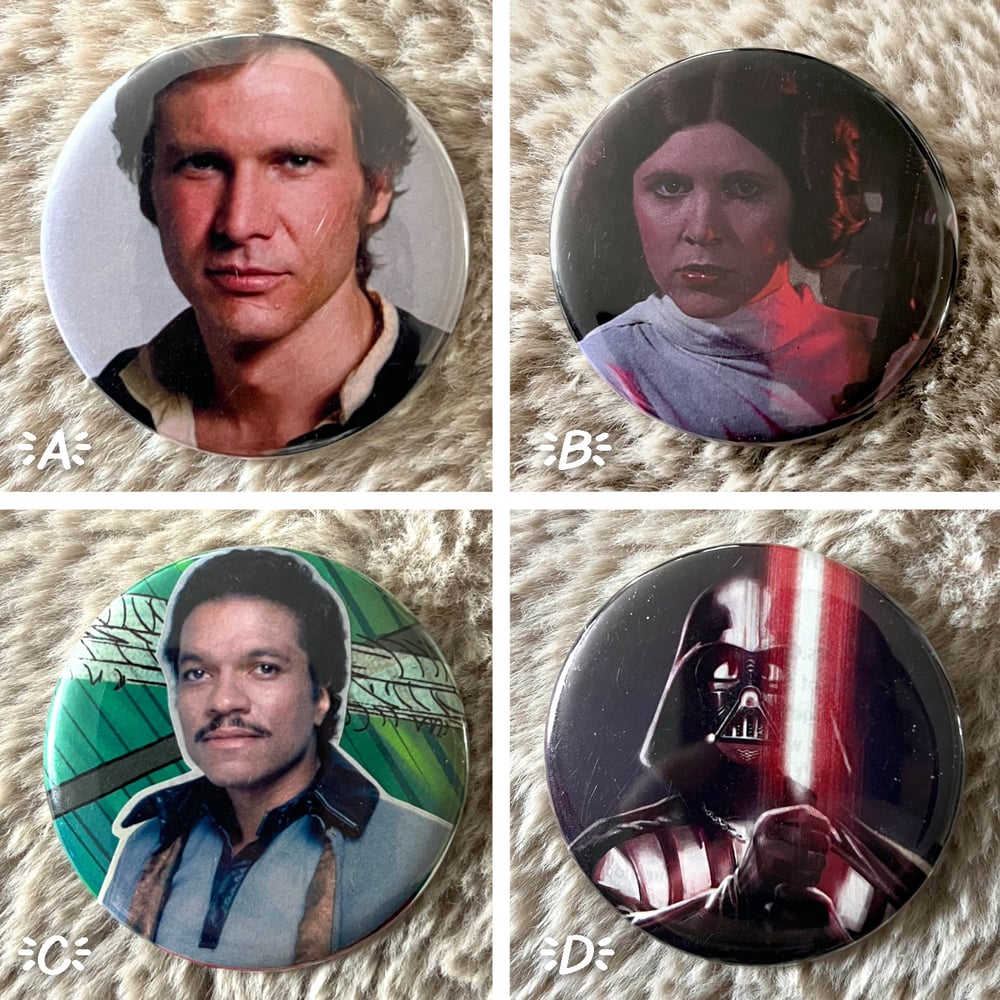 Star Wars comic buttons