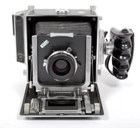 Image 2 of Linhof Technika III 4X5 camera w/ 135mm + 210mm MC Lenses +grip +film +holders #5719