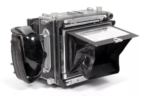 Image of Linhof Technika III 4X5 camera w/ 135mm + 210mm MC Lenses +grip +film +holders