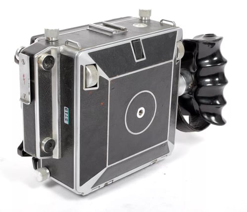 Image of Linhof Technika III 4X5 camera w/ 135mm + 210mm MC Lenses +grip +film +holders