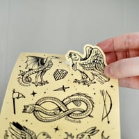 Image 2 of Bestiary Sticker Sheet
