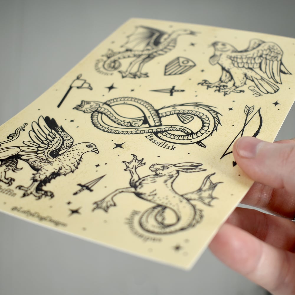 Bestiary Sticker Sheet