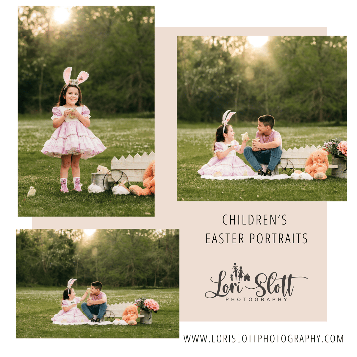 Children's Easter or Spring Bunny Minis, April 5th