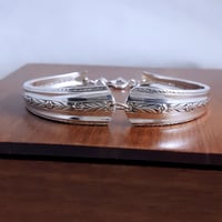 Image 2 of Dainty Flower Vintage Spoon Bracelet