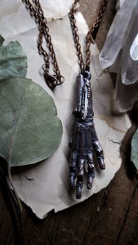 Image 1 of Lucky Skeleton Rabbit Foot Amulet