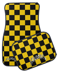 Image 2 of Yellow Checkered Mats
