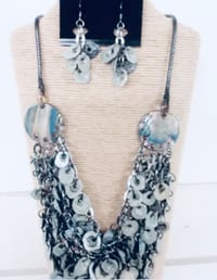 Grey on Grey necklace set