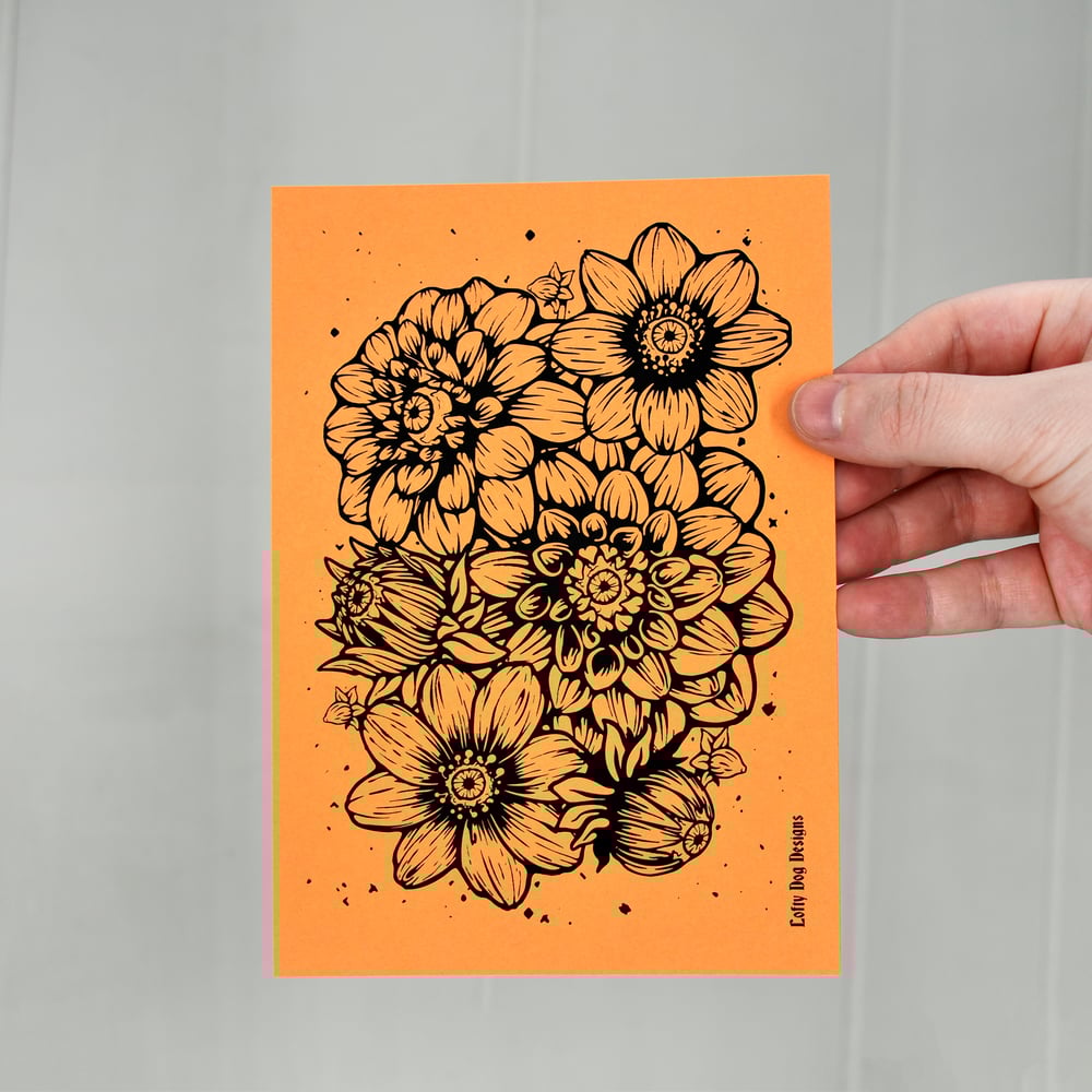 Peepers 5x7 Screen Print