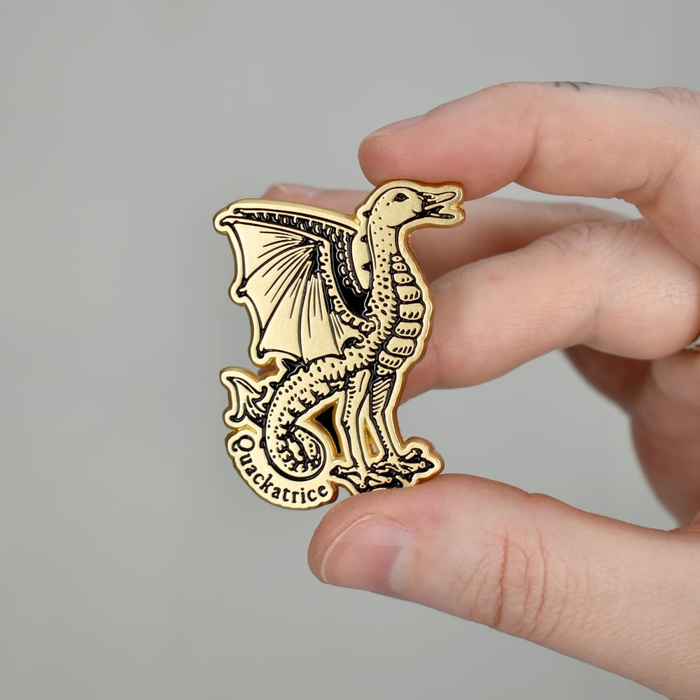 Quackatrice Enamel Pin