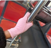 Image 3 of Pink Compression Gloves 