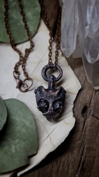 Image 4 of Crystal Eyes Dragon Skull Pendant