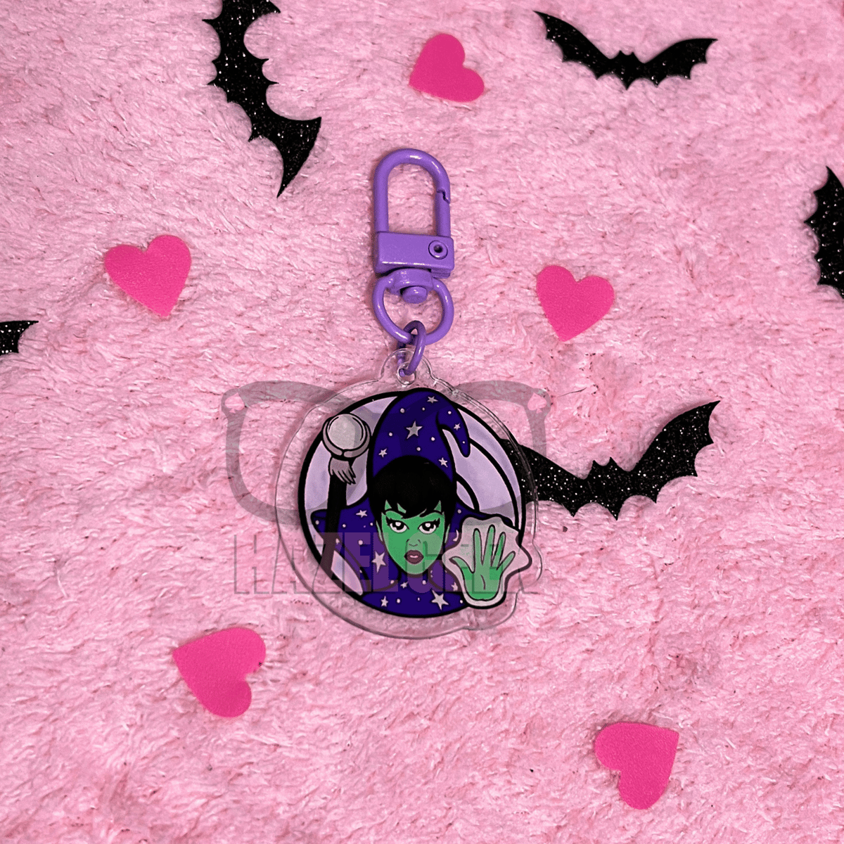 1.5 Inch Acrylic Wizard Dot Key Chain | HazelGeek 1.5 Inch Acrylic Wizard Dot Key Chain | HazelGeek
