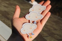 Image 2 of Sparkling happy cloud sticker