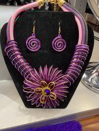 Image 1 of The Fantasy  Coil  Floral Necklaces 