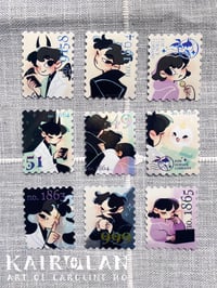 Image 1 of 「orv: SPOILERS!」stamp holo stickers (10 pc SET)