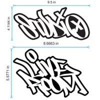 Image 5 of Control Room Music Studio Sign Graffiti Handstyle | Personalizable Sign | 3d Printed 