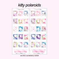 kitty polariods.