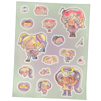 Image 1 of Sweets Trio Sticker Sheet