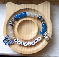 Image 3 of Survivor Diabetes Awareness Bracelet