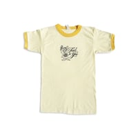Image 1 of Fool For You Yellow Ringer T-Shirt 