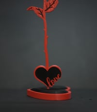 Image 2 of 3D Printed Forever Rose Skull